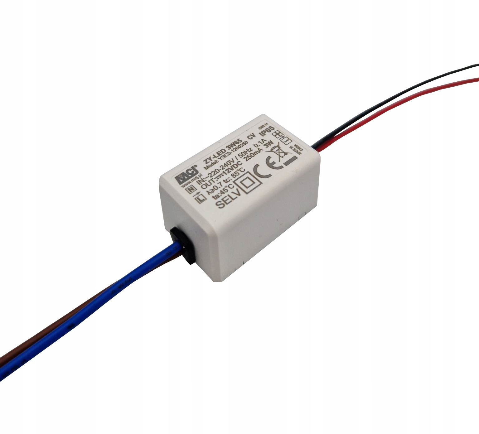 

Najmniejszy Mini Zasilacz Napięciowy Led 3W IP65