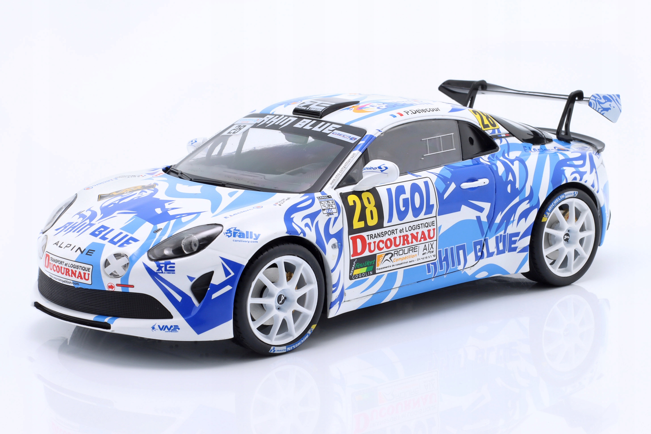Alpine A110 Rally Rgt #28 Rallye du Var 2021 Delecour Castelli Solido 1:18