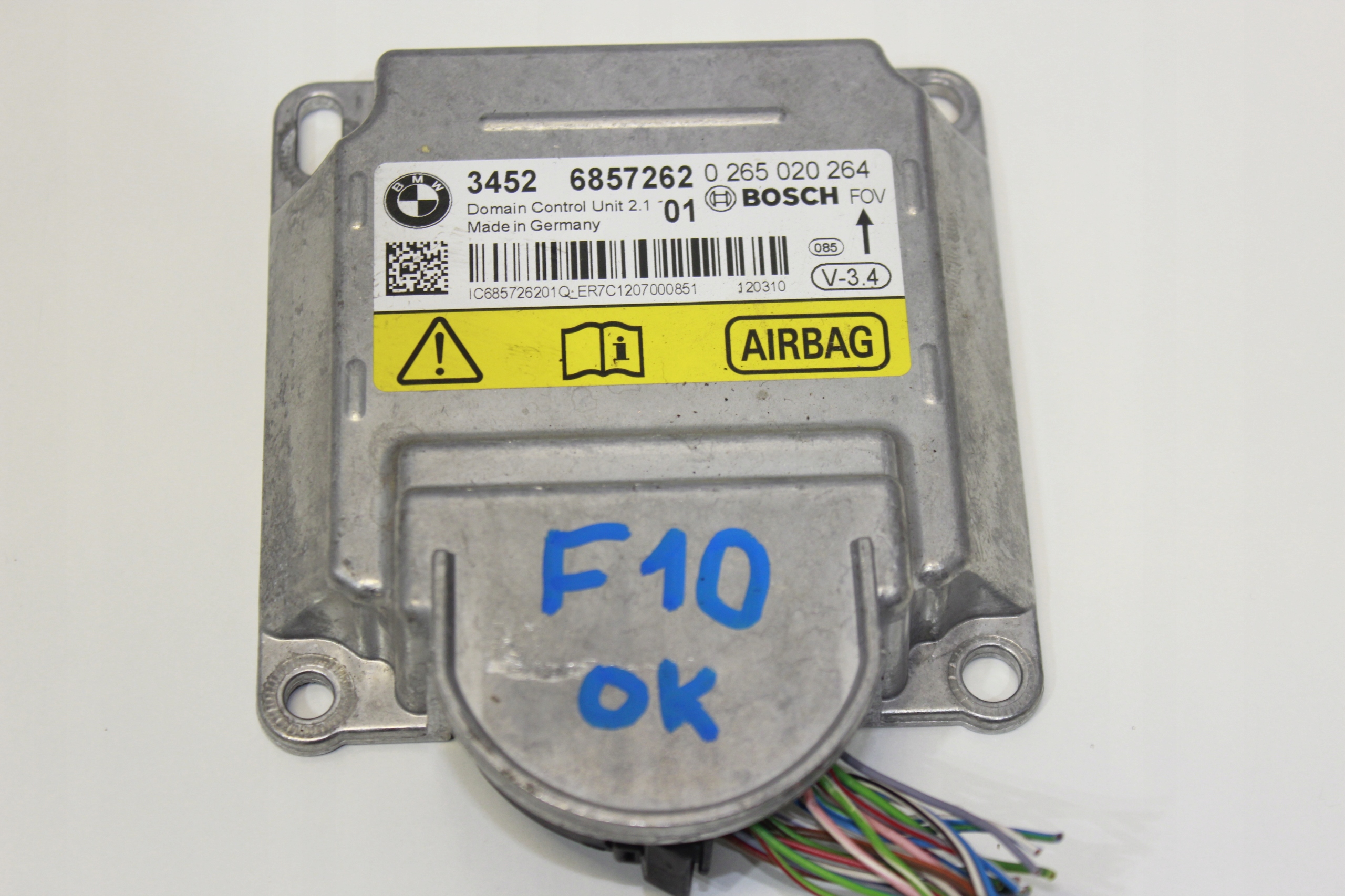 BMW F10 F11 modulo SENSOR Centralina airbag ICM
