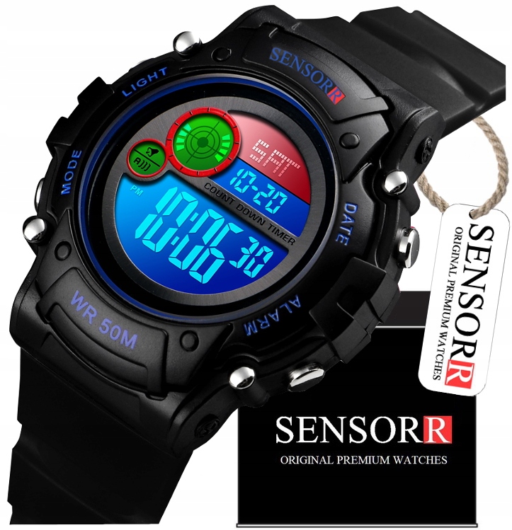 Dětské Sportovní Hodinky Pro Chlapce A Dívku S Barevným Podsvícením