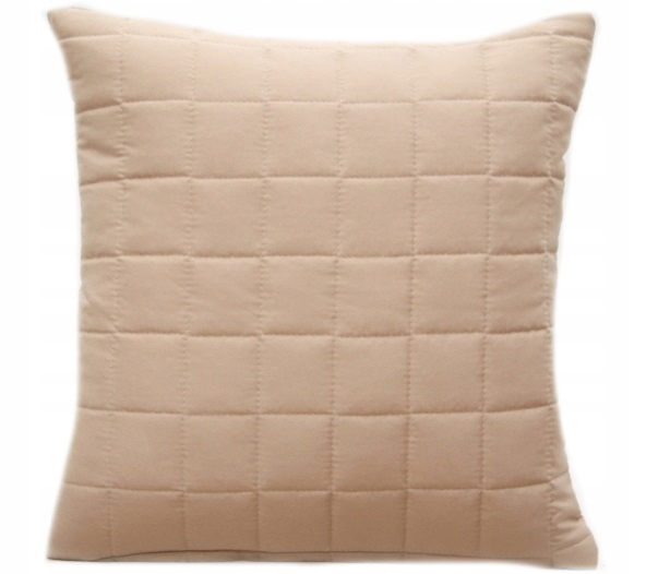 

Poszewka Jasiek Pikowana 40x40 Beżowa Przyjemna