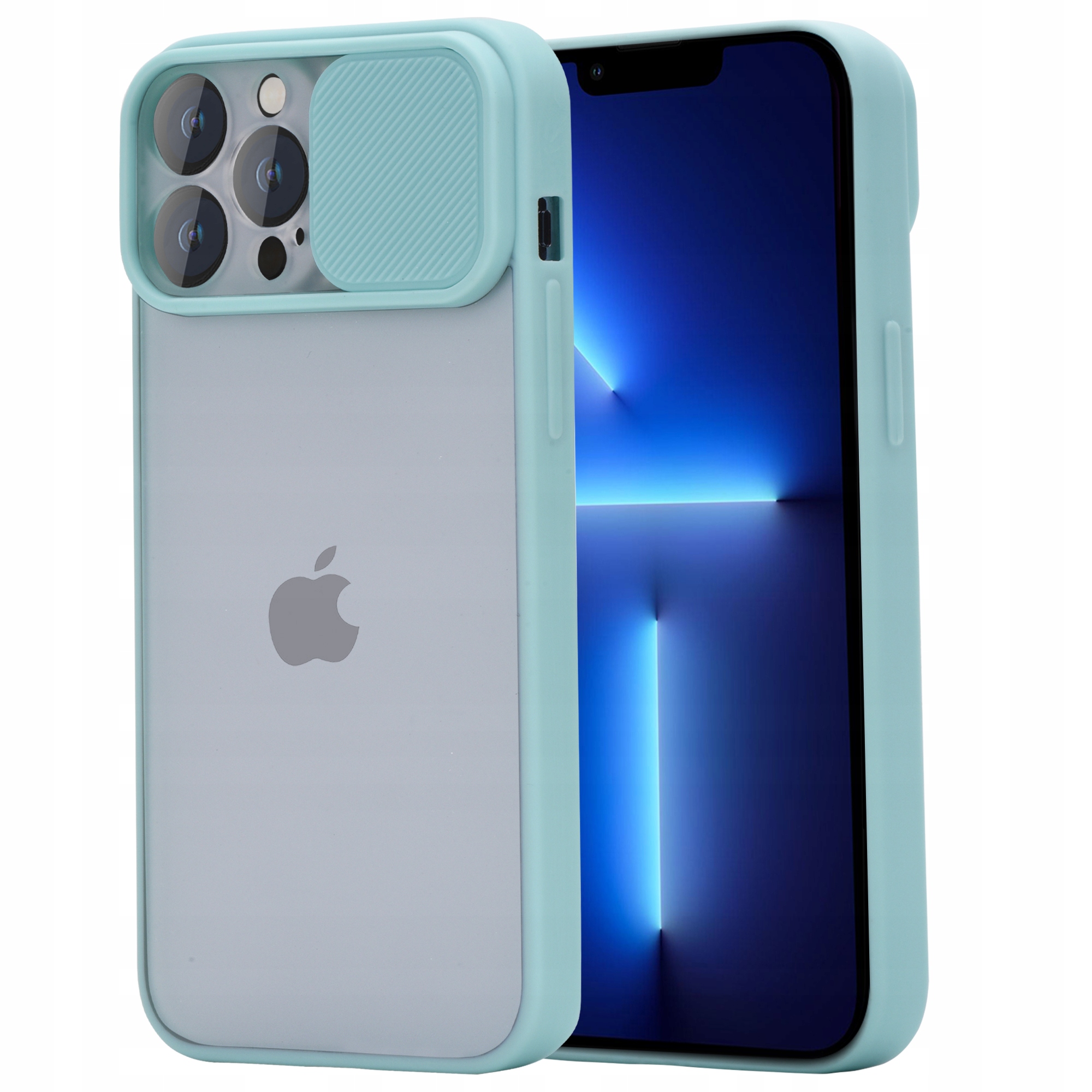 

Etui podwójna ochrona do iPhone 13Pro Max-Miętowy