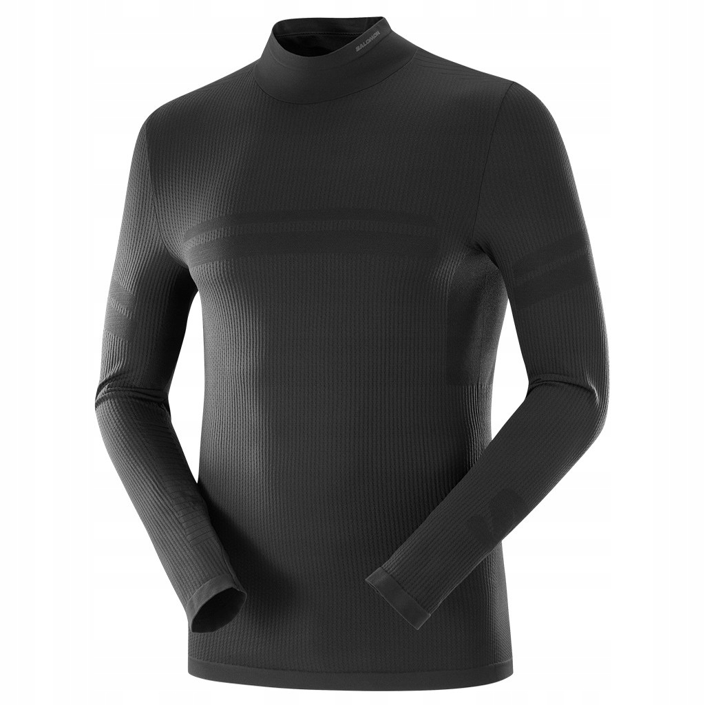 Bluzka Salomon Essential Seamless Czarna roz. XL