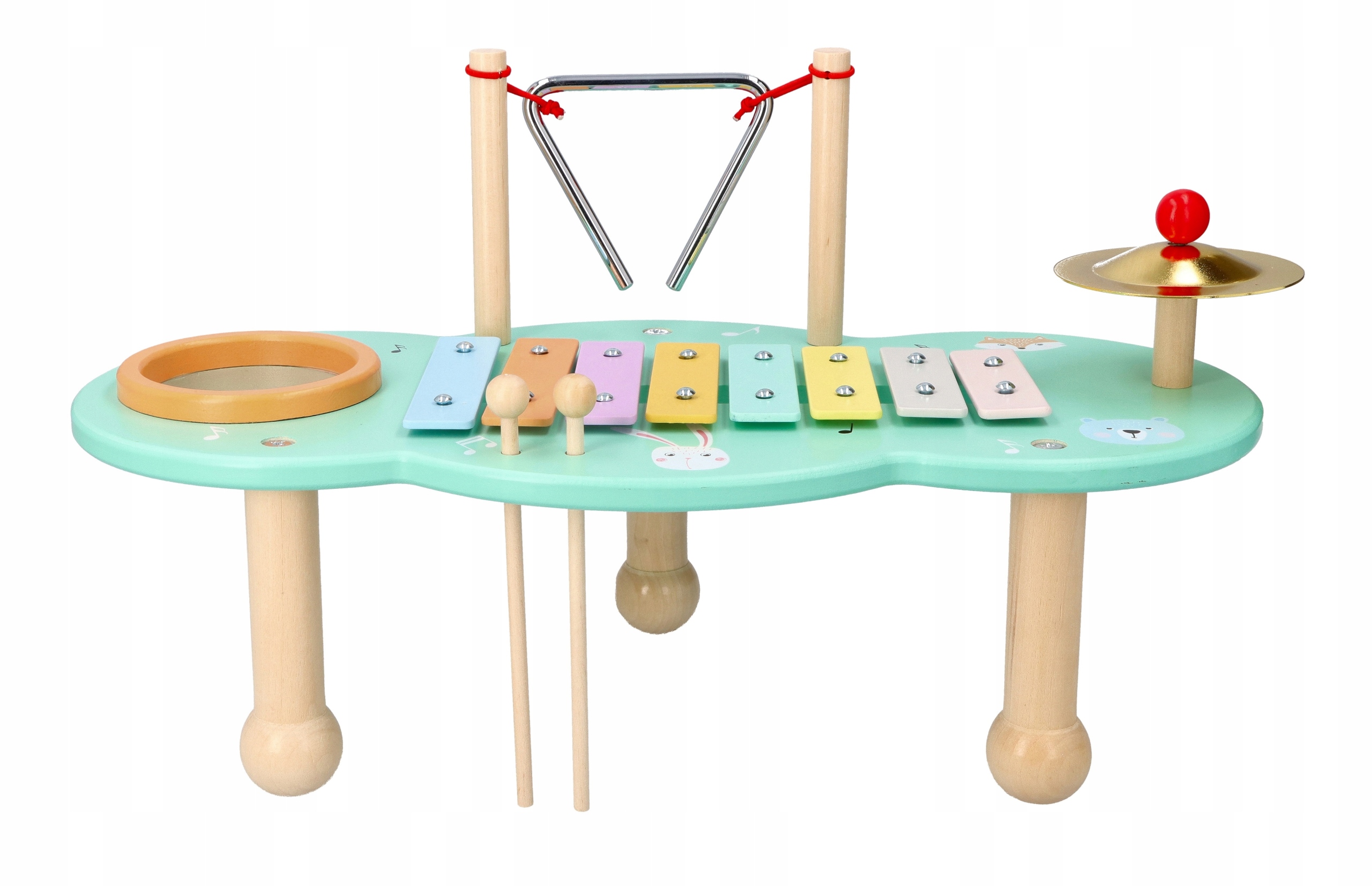 

Stolik muzyczny drewniany Instrumenty edukacyjne