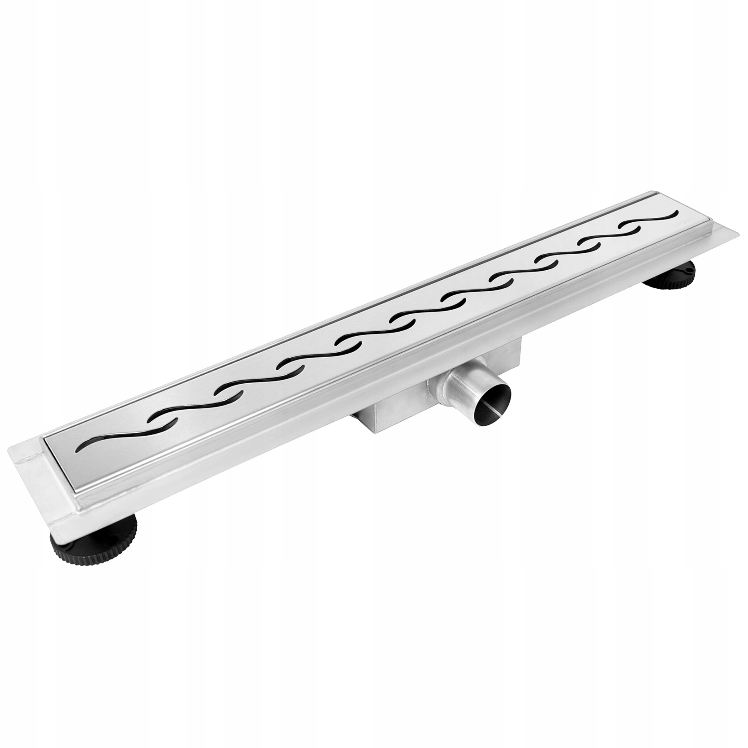 Lineárny odtok Decor Wave 80 cm chróm nerezová oceľ Aisi 304