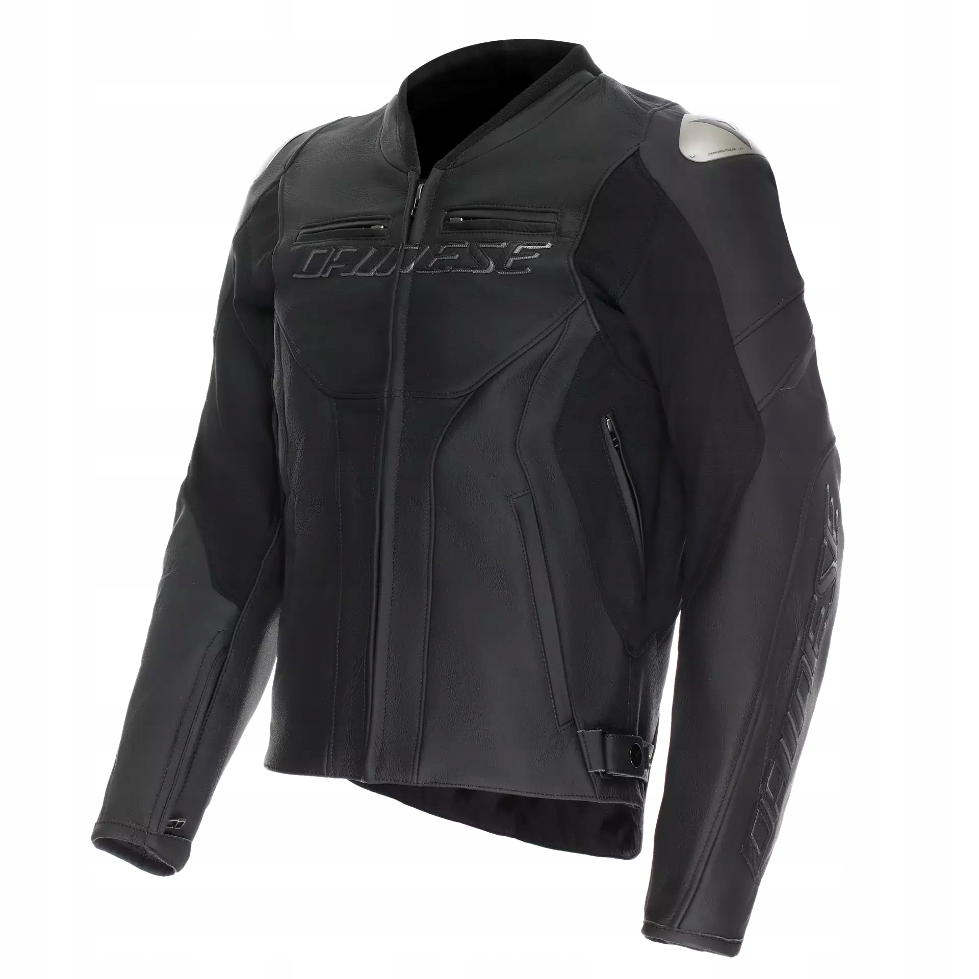 Kožená bunda Dainese Racing 5 50 Black/Black/Black