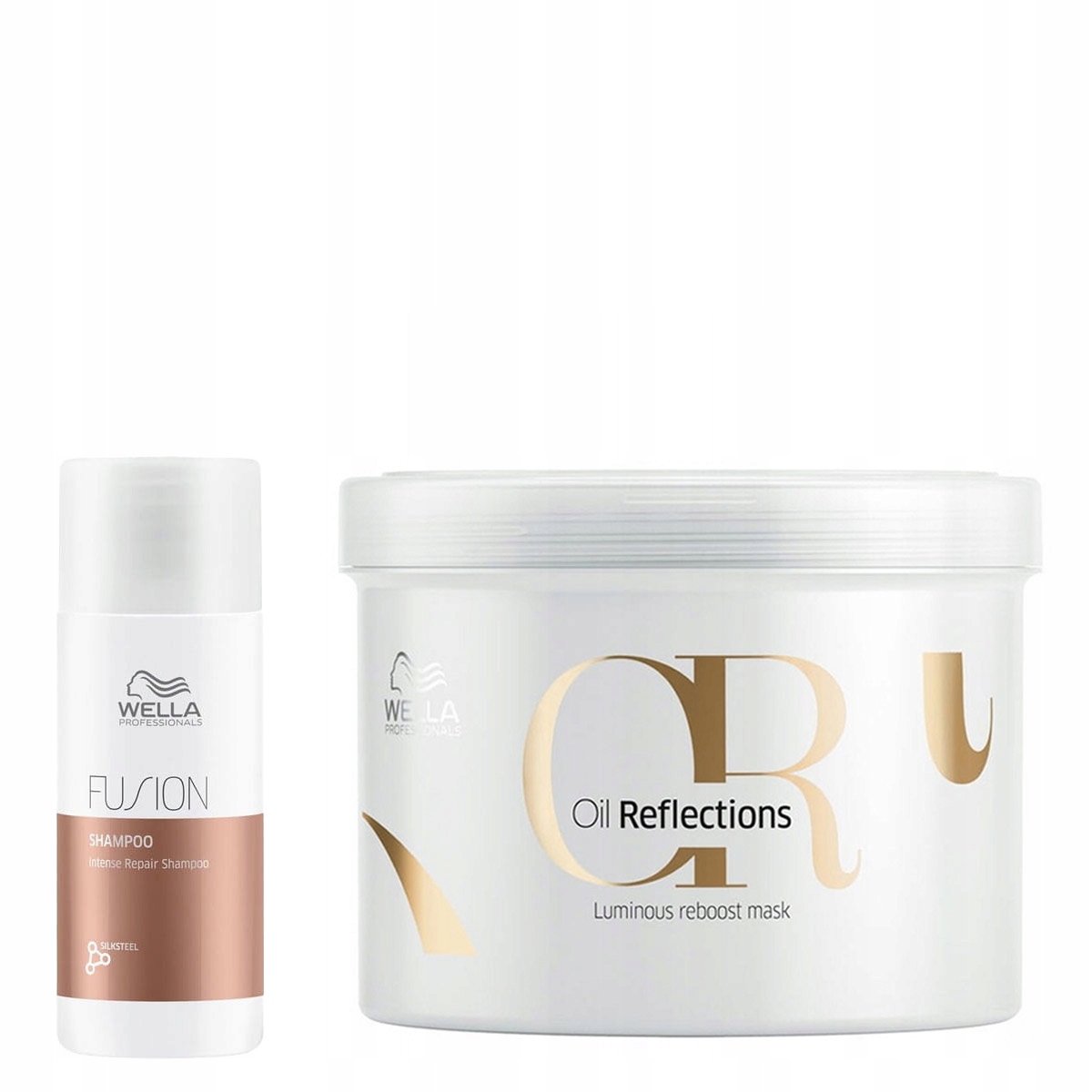 Wella Oil Reflections maska na lesk vlasů 500 Fusion šampon 50