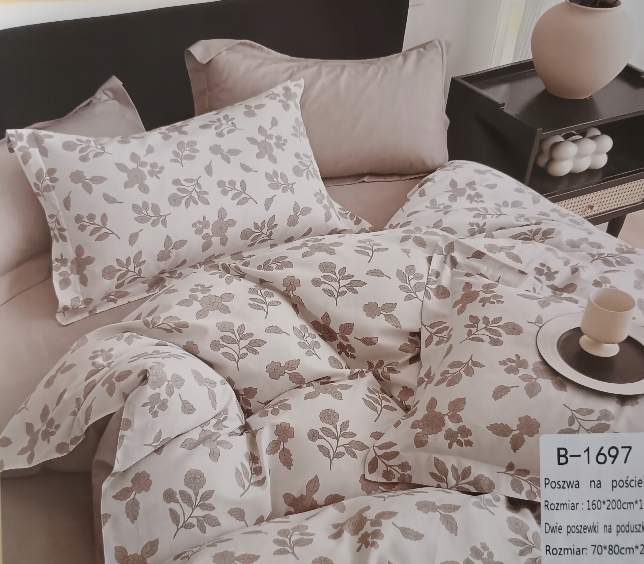 Pościel 100% bawełna Mengtianzi 160x200 70x80