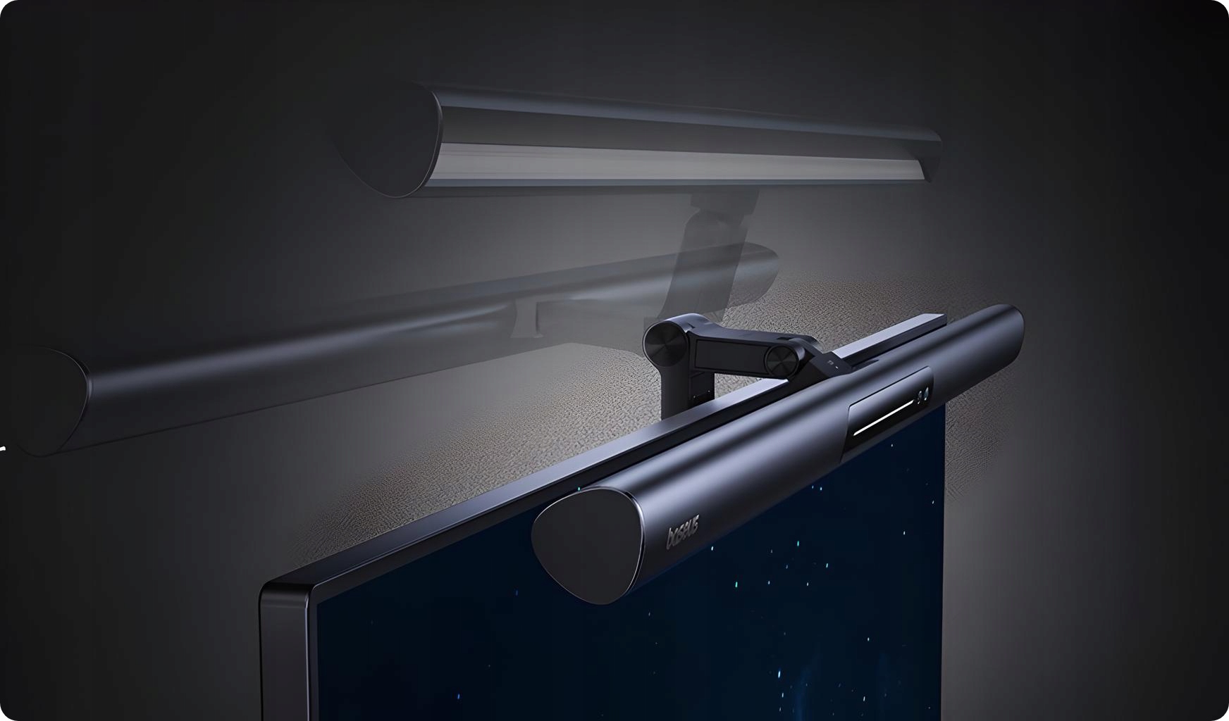 BASEUS I-WOK3 LAMPKA LED DO KOMPUTERA MONITORA REGULOWANA NOCNA MAGNETYCZNA Styl klasyczny