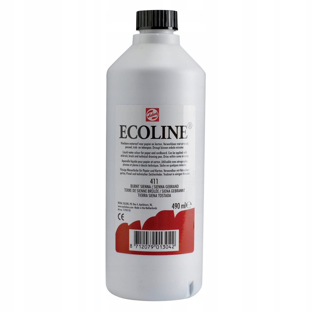 Talens Ecoline barva akvarel kapalina 490ml 411 b sien