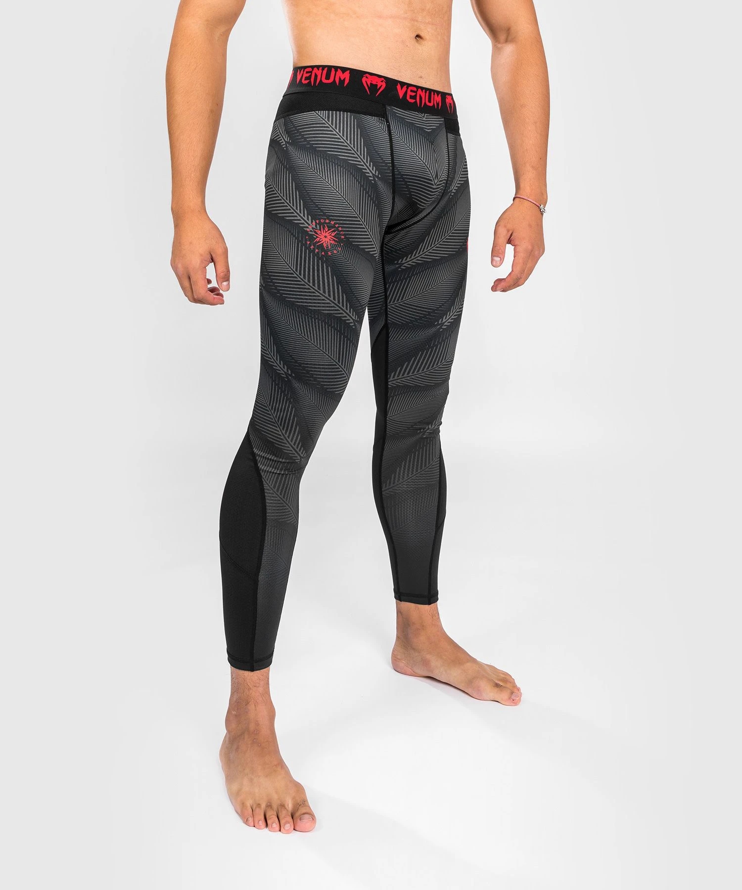 Venum Legginsy Treningowe Męskie Phantom Czarne/Czerwone XXL