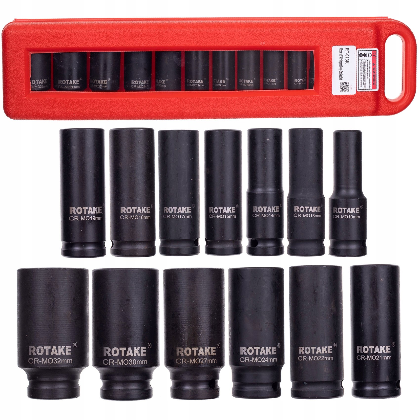 

Udarowe klucze nasadowe 1/2 nasadki Długie 10-32mm