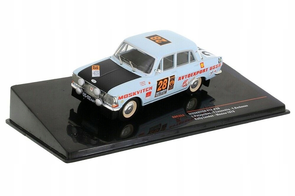 Moskwitsch 412 #28 L.Potapcikas London-Mexico 1/43