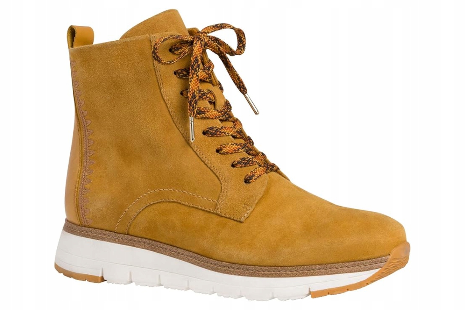 Dámské kotníkové boty kožené boty z přírodní kůže Tamaris, pohodlné, vel. 40