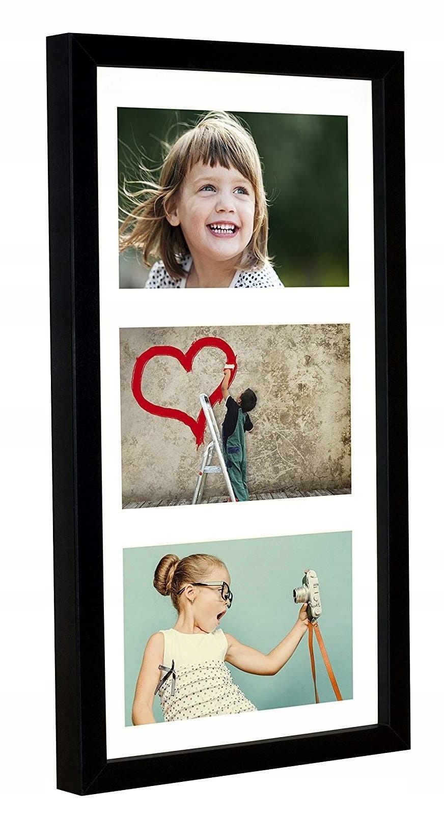 

Ramka na 3 zdjęcia galeria multiramka 18x35 czarna