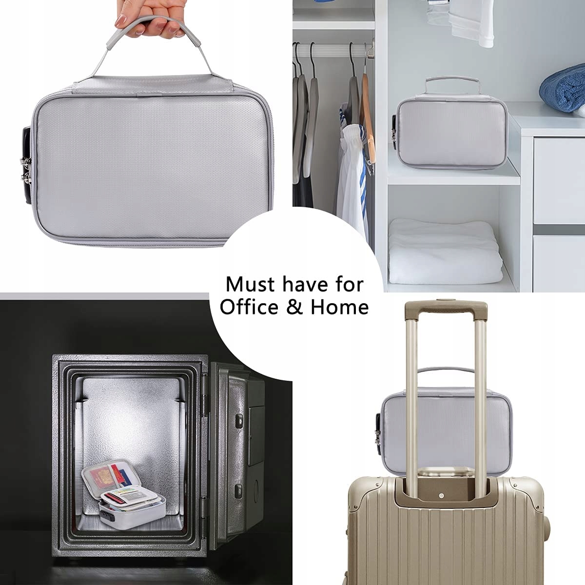 Ruboka ognioodporna torba etui na pliki dokumenty EAN (GTIN) 5906349209171