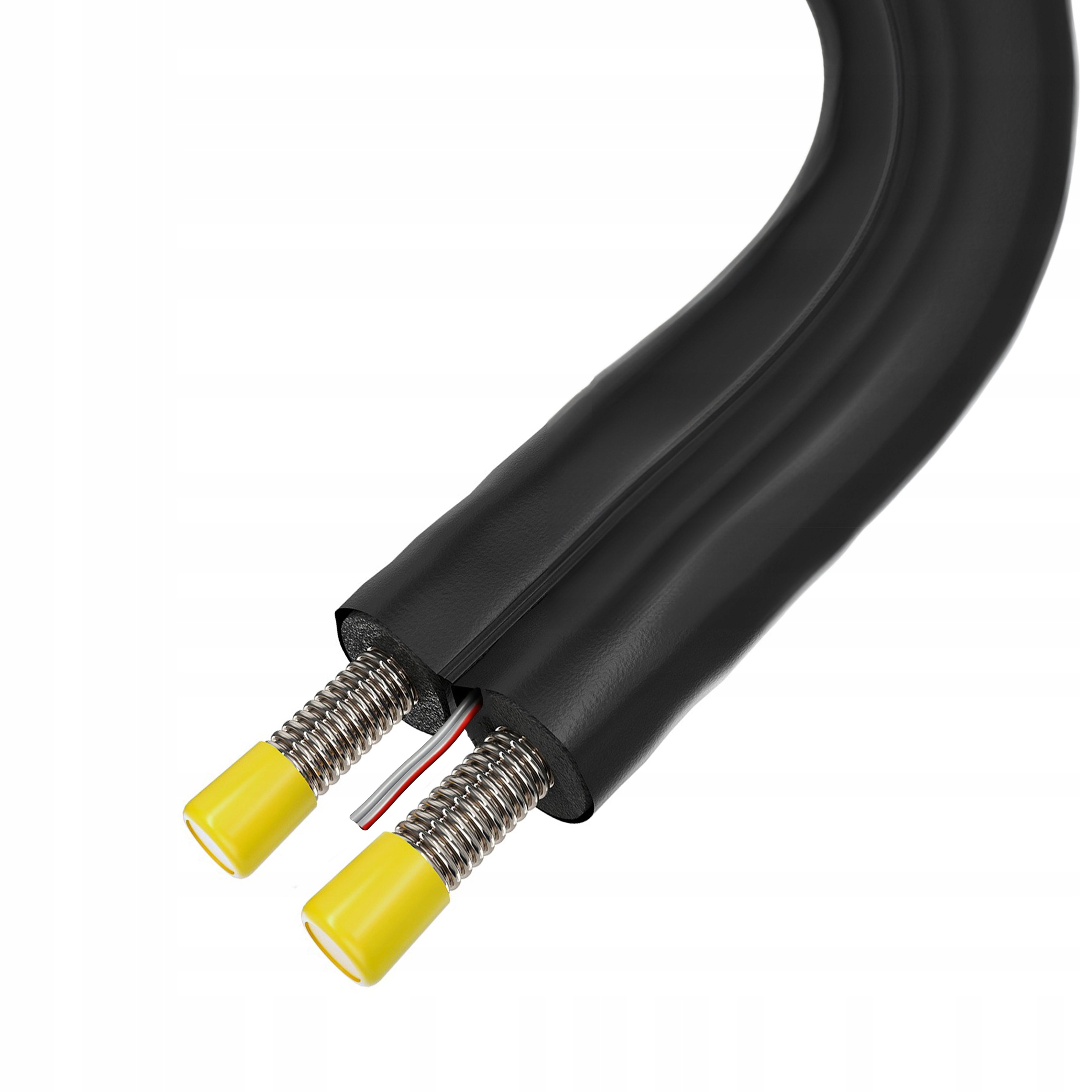 Rura solarna DN20 1" podwójny przewód solarny w otulinie Epdm Uv Flexo