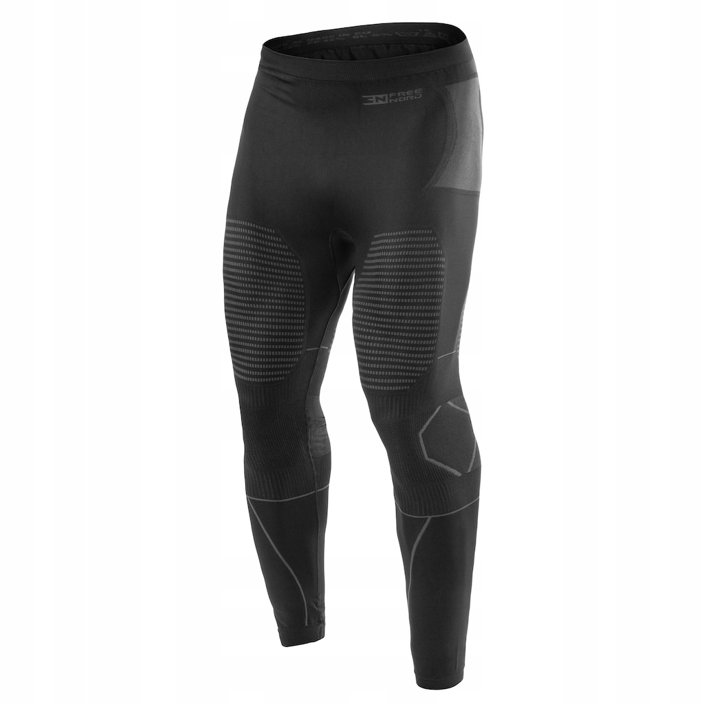 Spodnie termoaktywne legginsy sportowe FreeNord ThermoTech Evo czarne M