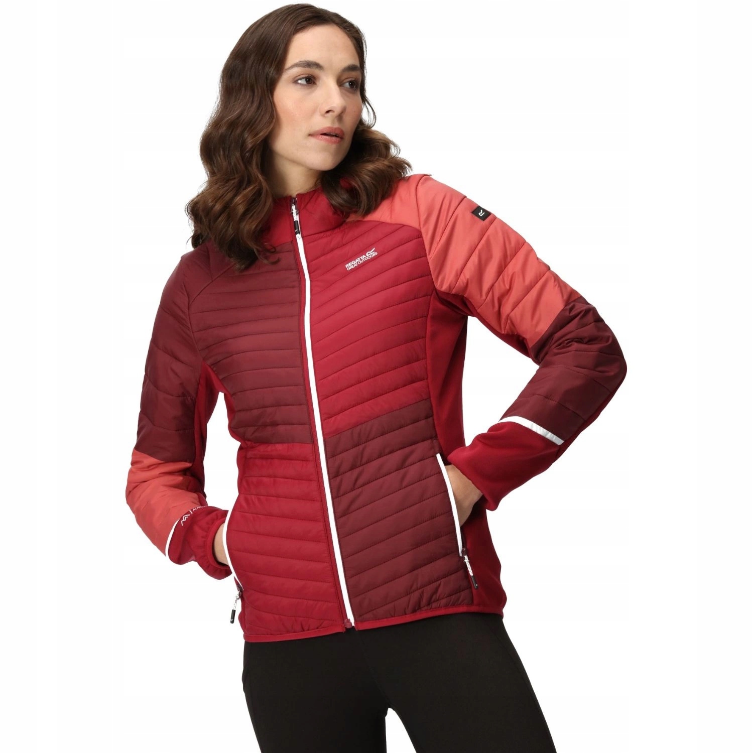 Dámská bunda Regatta Trutton II hybridní bordó přechodová vel. M 38