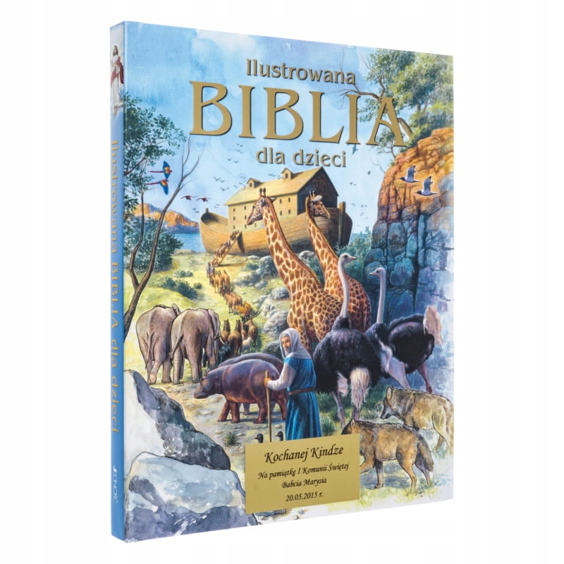 

Ilustrowana Biblia Dla Dzieci +grawer Na Komunię