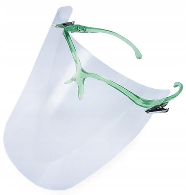 PRZYŁBICA OCHRONNA CERKAMED COMFORT STANDARD: ZESTAW OPRAWKA + 5szt. FOLII Rozmiar uniwersalny