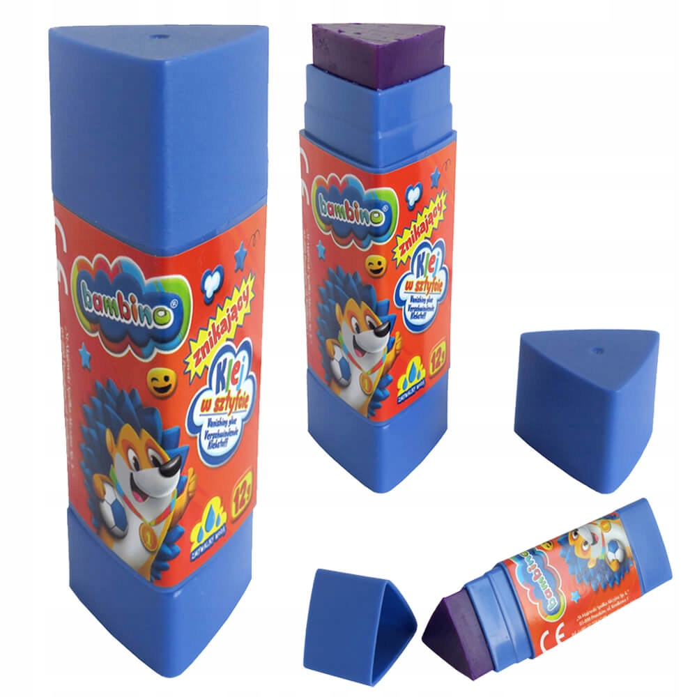 

Klej w sztyfcie fioletowy znikający Bambino 12g