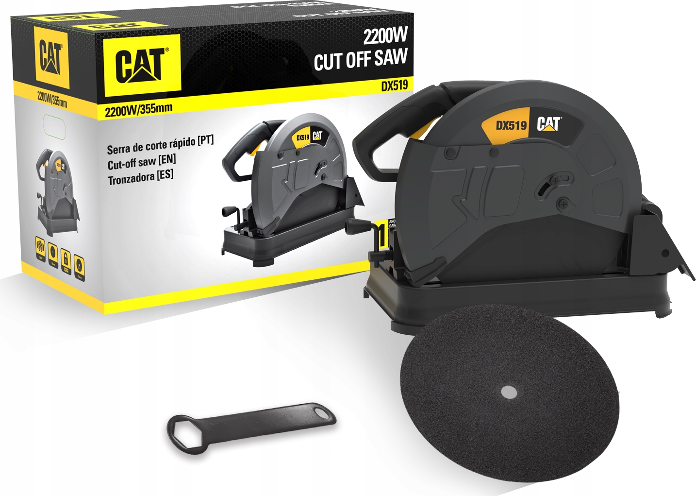 

Piła tarczowa Cat DX519 2200W 355mm Pilarka ręczna