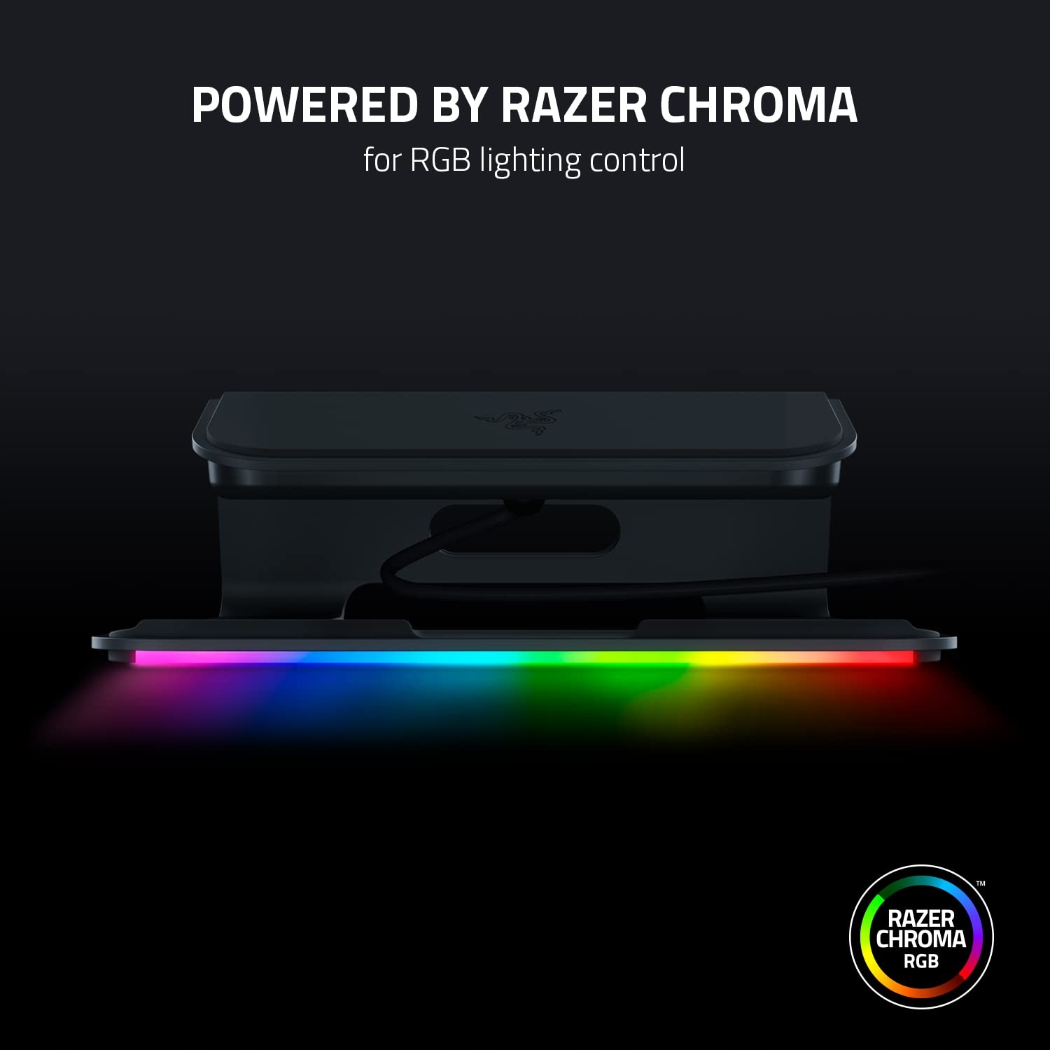 RAZER Podstawka Pod Laptopa Chroma V2 Ergonomiczna Aluminiowa USB-C RGB — miniatura 3