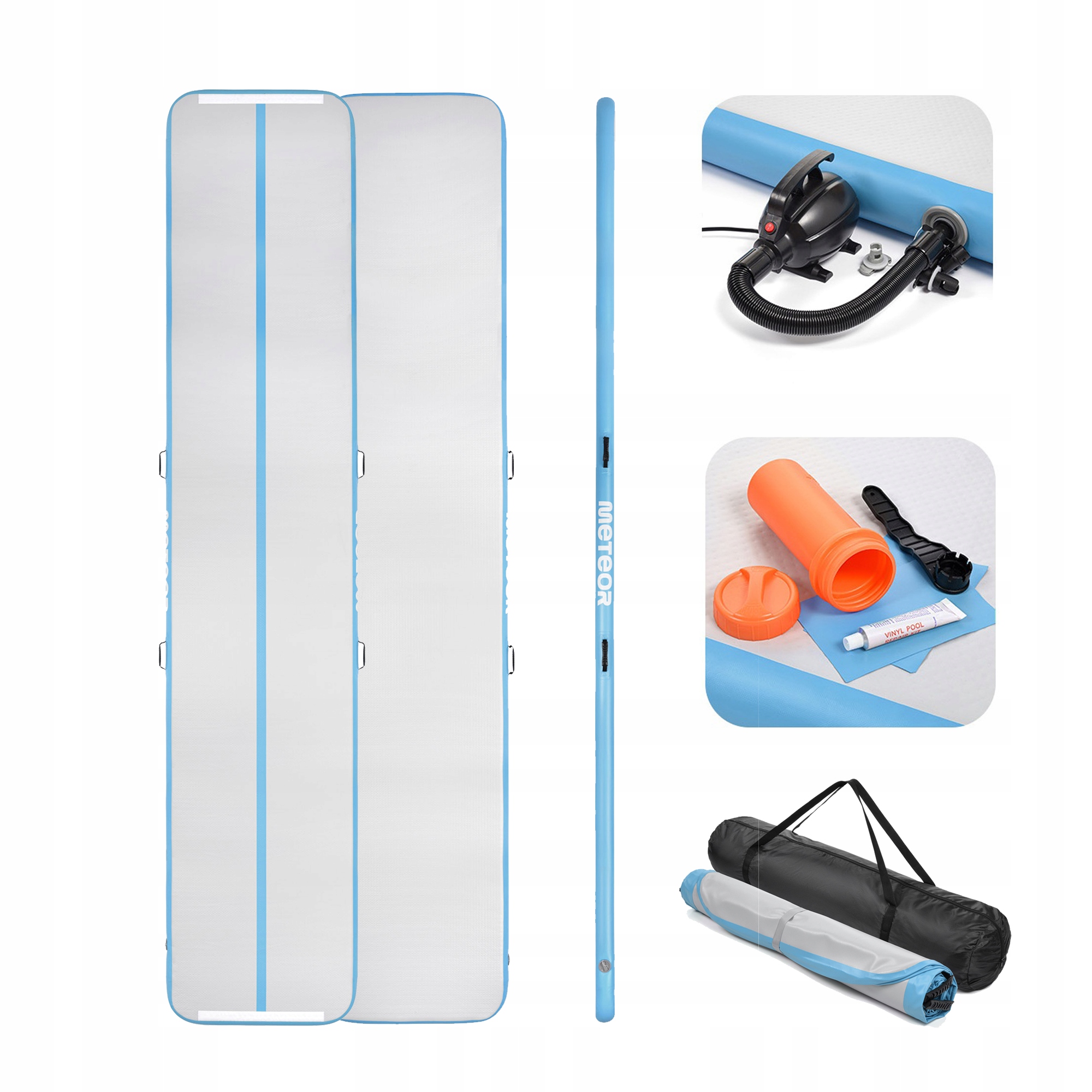 Ścieżka akrobatyczna Mata gimnastyczna do ćwiczeń materac duży Airtrack 5 m