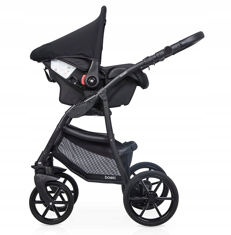 POLSKI WÓZEK + FOTELIK ZEST 3w1 Basic Ceramic Riko Stelaż Metalowy