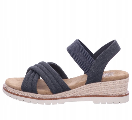 Skechers Dámské Zasouvací Espadrilky Šedé Na Léto 37 Židů