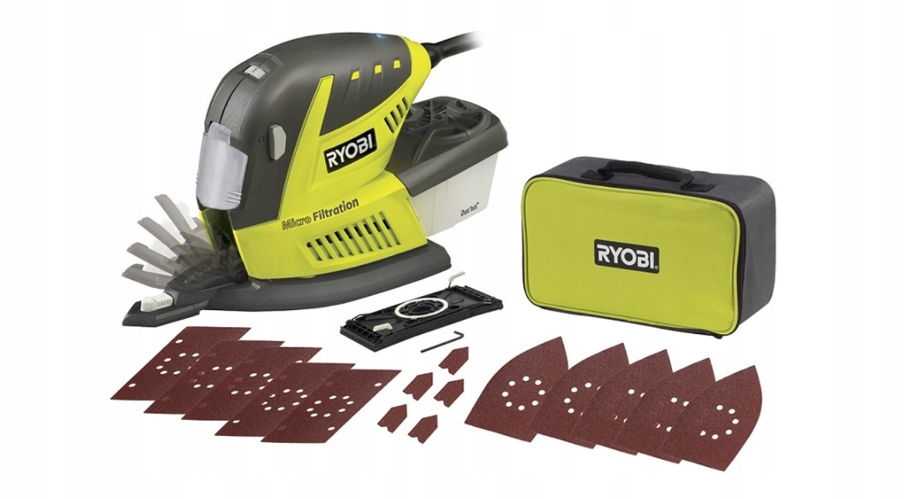 

Ryobi RMS180-S Szlifierka Oscylacyjna 180W Delta