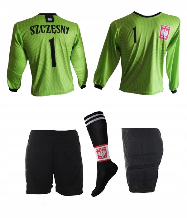 Dětský brankářský teplákovka Szczęsny , tričko, kraťasy štulpny 116