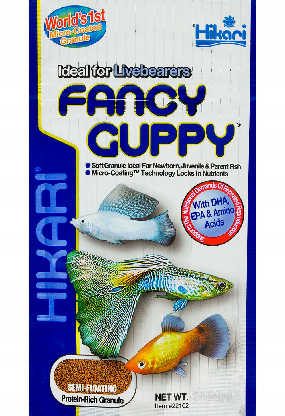 Hikari Krmivo pro gupíky a živice Fancy Guppy 1 kg