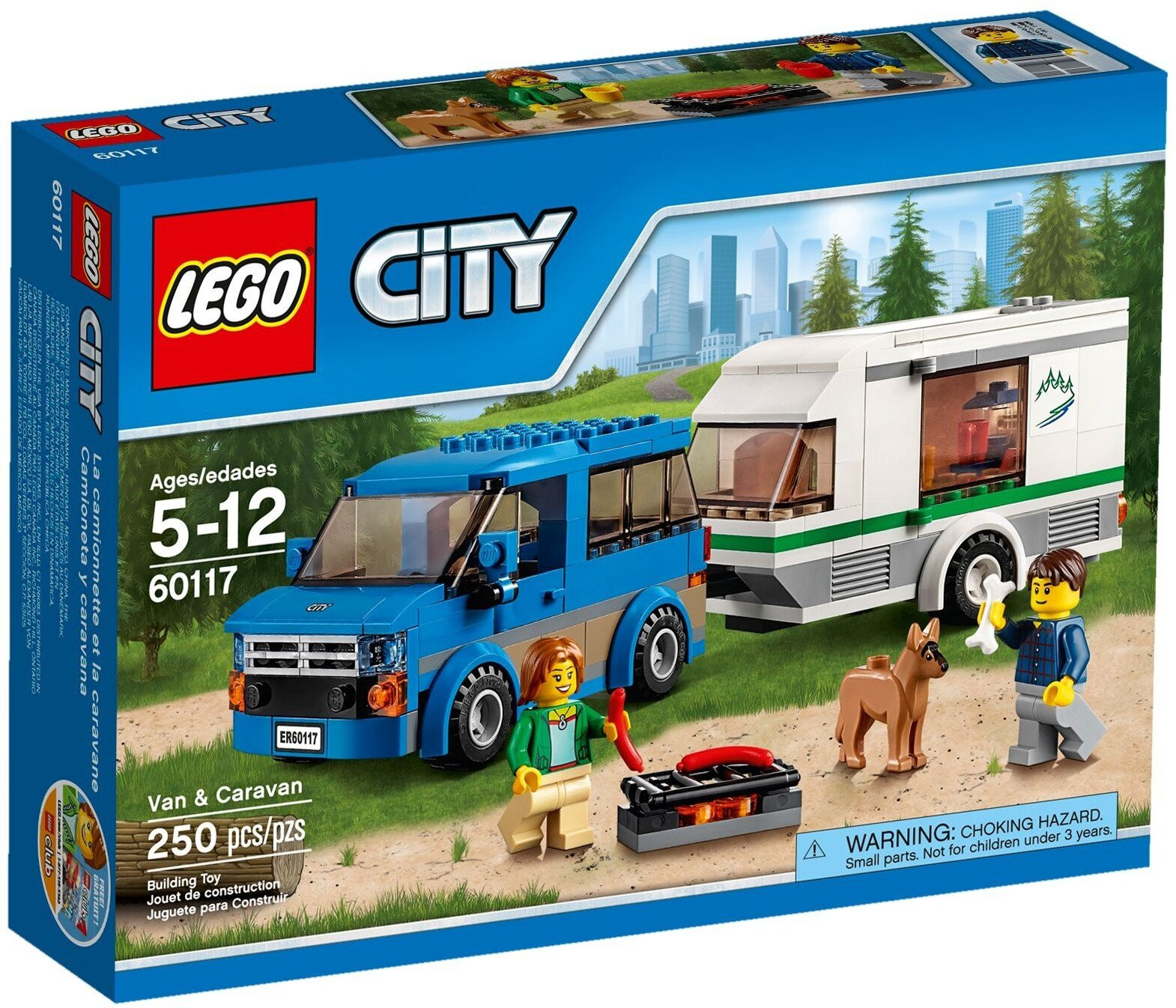 Lego City 60117 Van s karavanem Nové