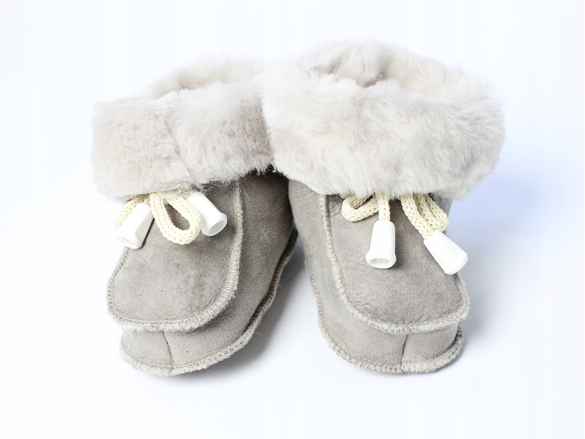 Butki niechodki + rękawiczki SZAROŚĆ