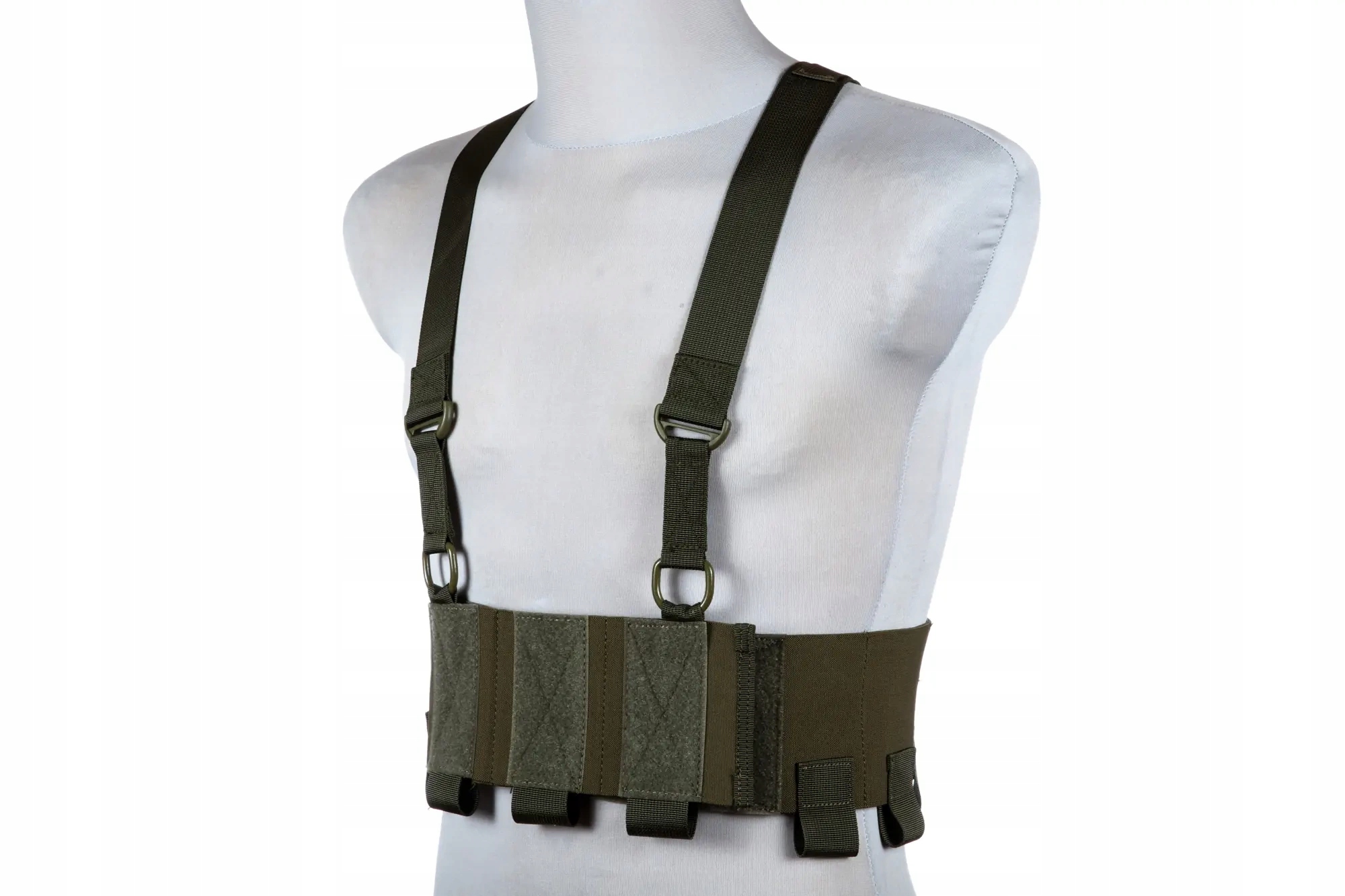Vesta Low-Vis typu Chest Rig Olivová