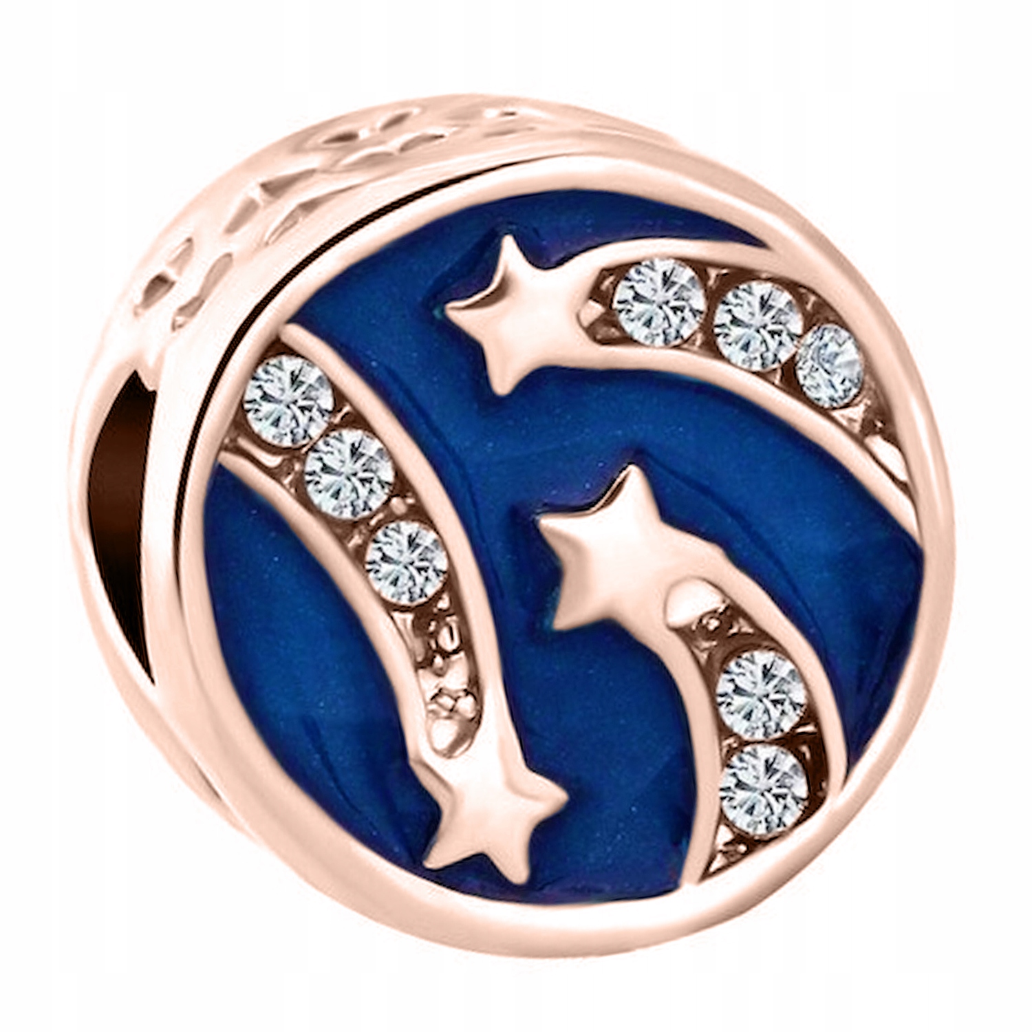 Přívěsek Hvězdy Vesmír Růžové Zlato stříbro