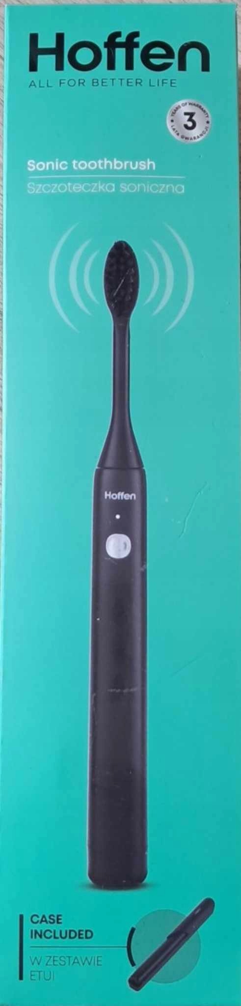 ++ Hoffen Szczoteczka soniczna BST-5230-1 do mycia zębów Czarna +3 końcówki