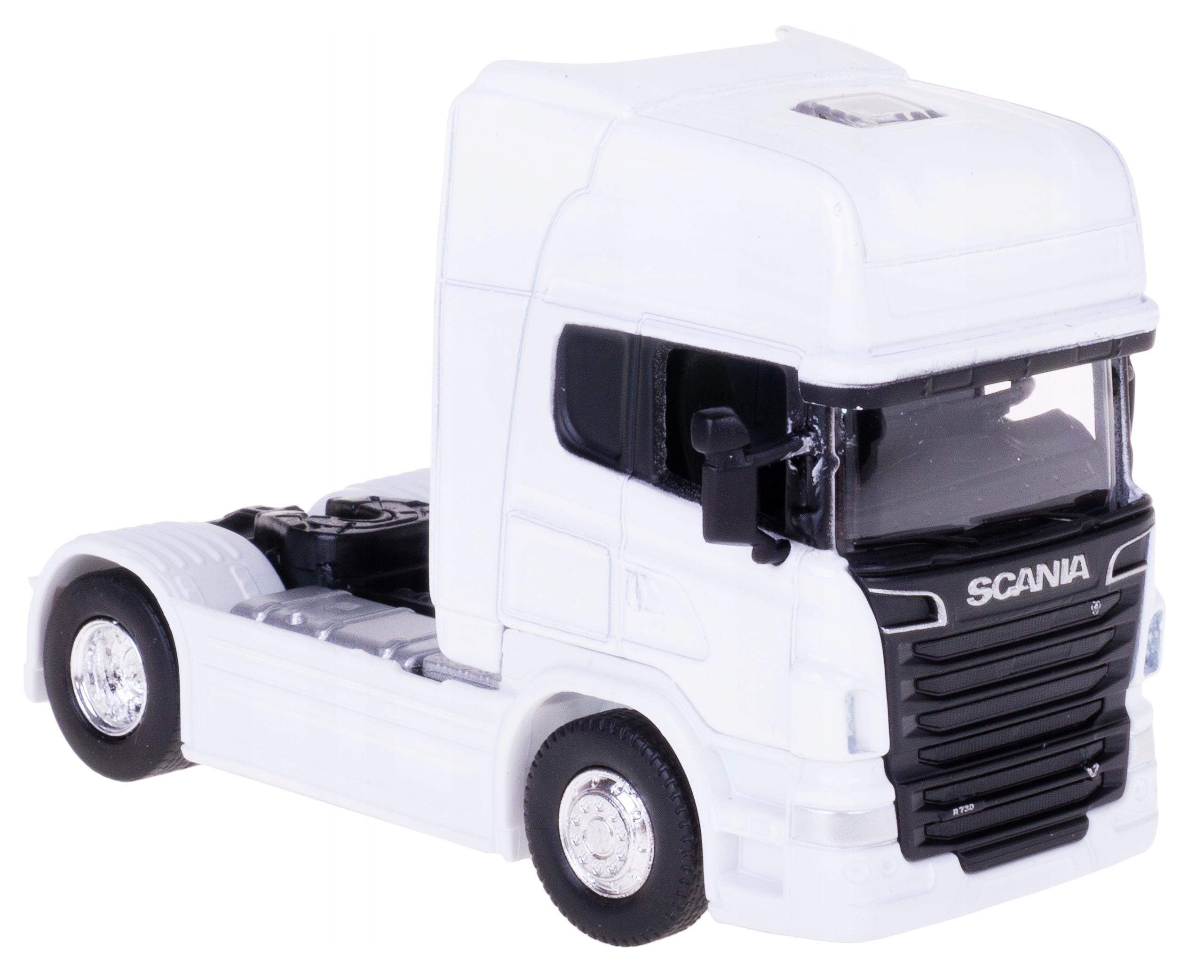 

Scania V8 R730 1:64 Ciągnik Model Metal Welly Biał