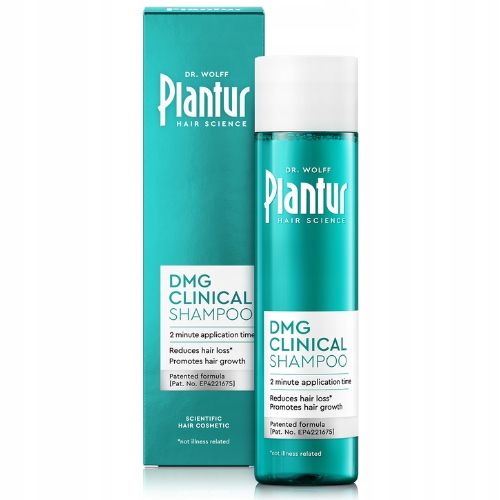 Plantur Dmg Clinical Shampoo dla Kobiet – redukcja wypadania włosów, 250 ml