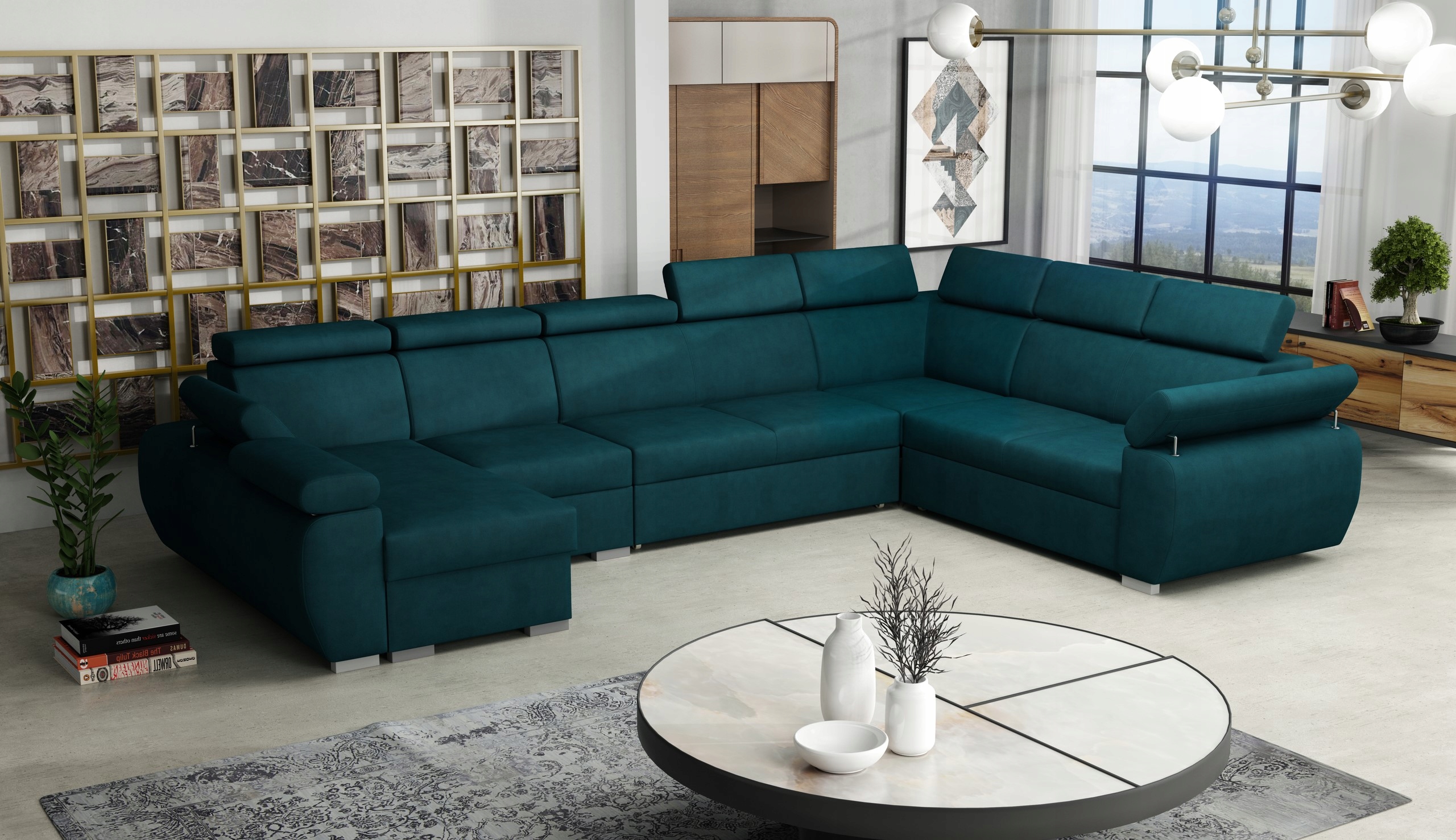 Narożnik PORTLAND IV duża rogówka systemowa sofa