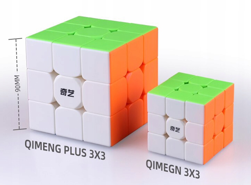 KOSTKA QiYi QIMENG PLUS 3x3x3 50% WIĘKSZA 9 cm Marka QiYi
