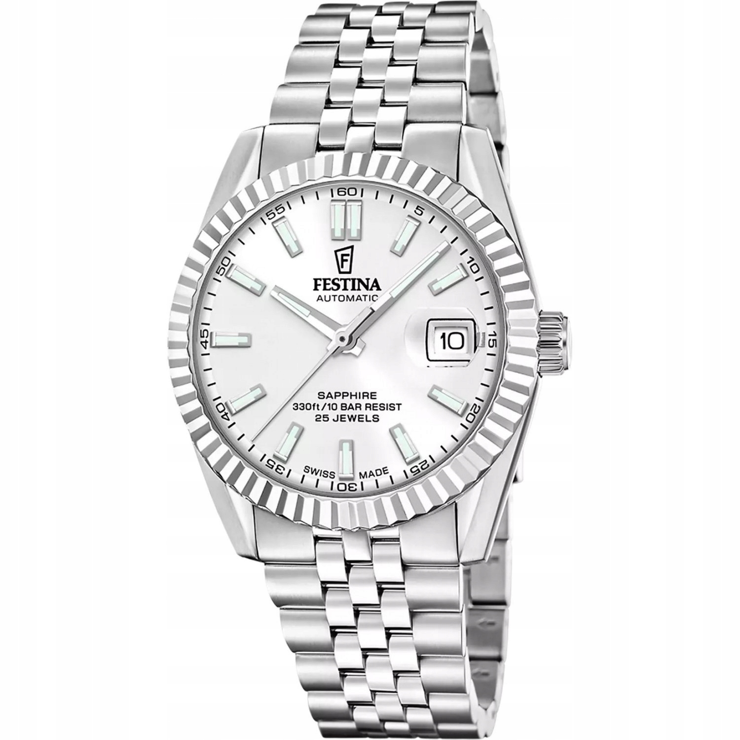 Pánské Hodinky Festina F20090-1 stříbrný náramek