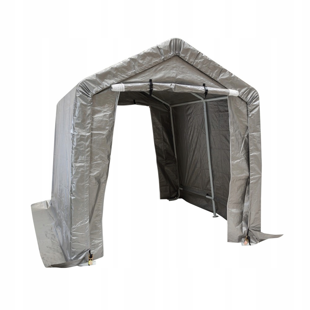 Namiot garażowy PE 200x300x240 szary - NG 9 Szerokość 2 m