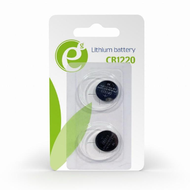 

Bateria litowa Gembird CR1220 (pastylka) 3V 2 szt.
