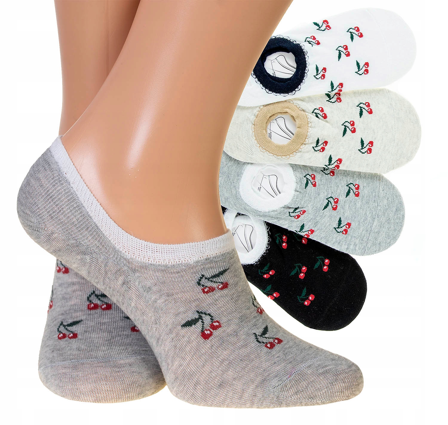 

Moraj Stopki Balerinki damskie 4 pary 38-41