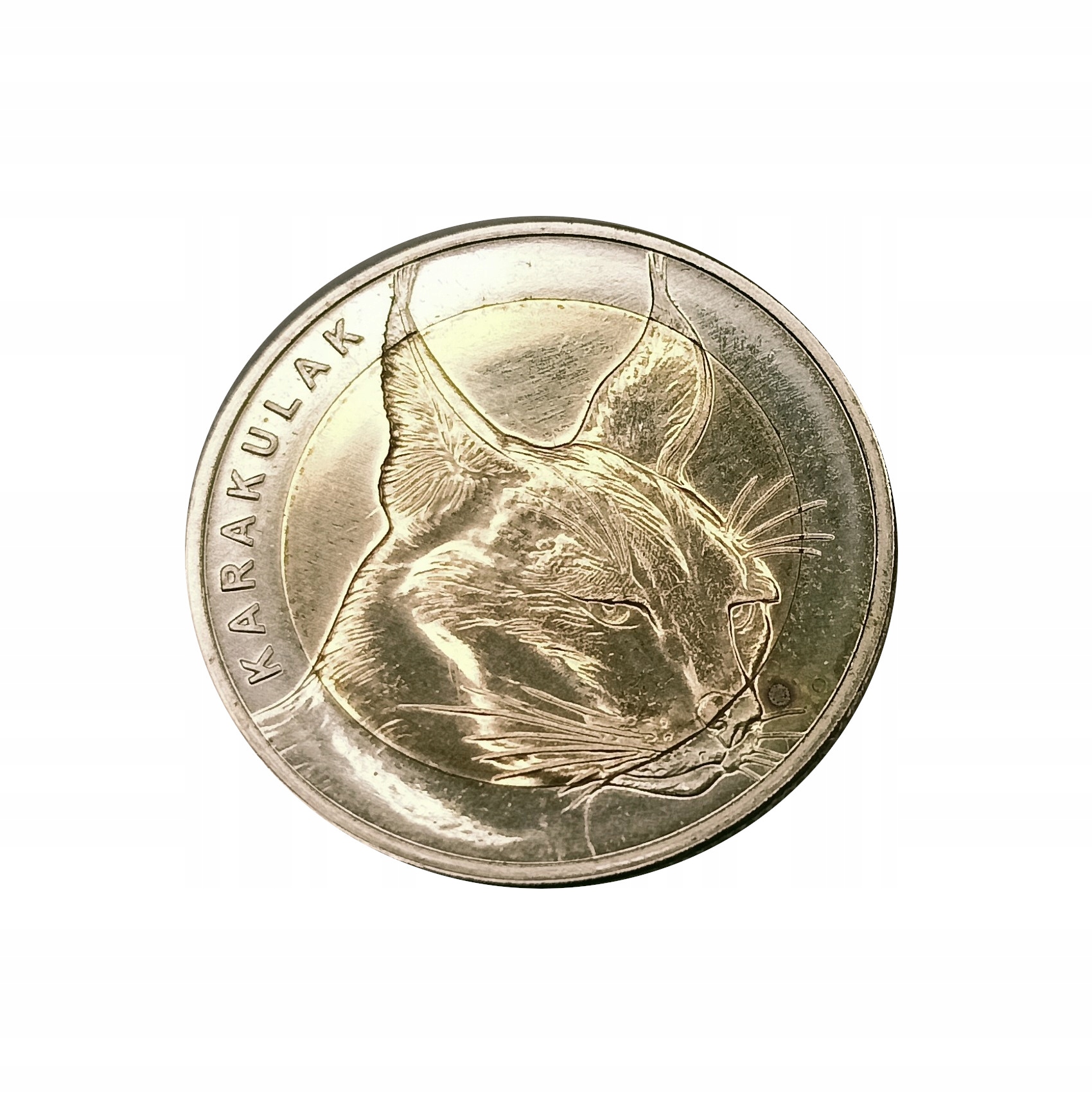 Turcja 1 kurus 2021 BIMETAL Karakal UNC-/XF