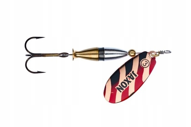 Błystka Obrotowa Jaxon Holo Select Zephyr Czerwona Fala 15g #4 1 szt