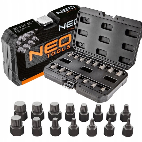 Wykrętaki Do Zerwanych Śrub, Zestaw 15 Szt. 09-607 Neo Tools